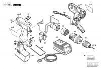 Bosch 0 601 948 420 Gsr 14,4 Ve-2 Cordless Screw Driver 14.4 V / Eu Spare Parts